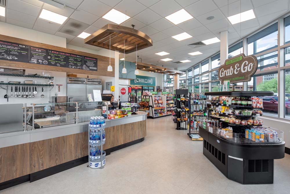 Snack shop and grill at the community center