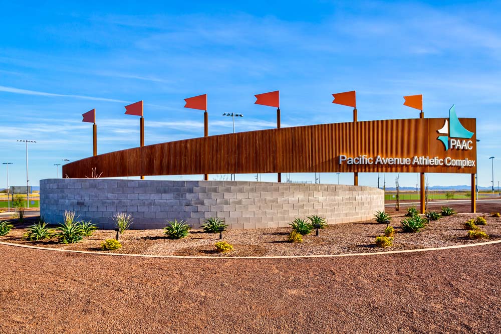 Front Sign of the athletic complex