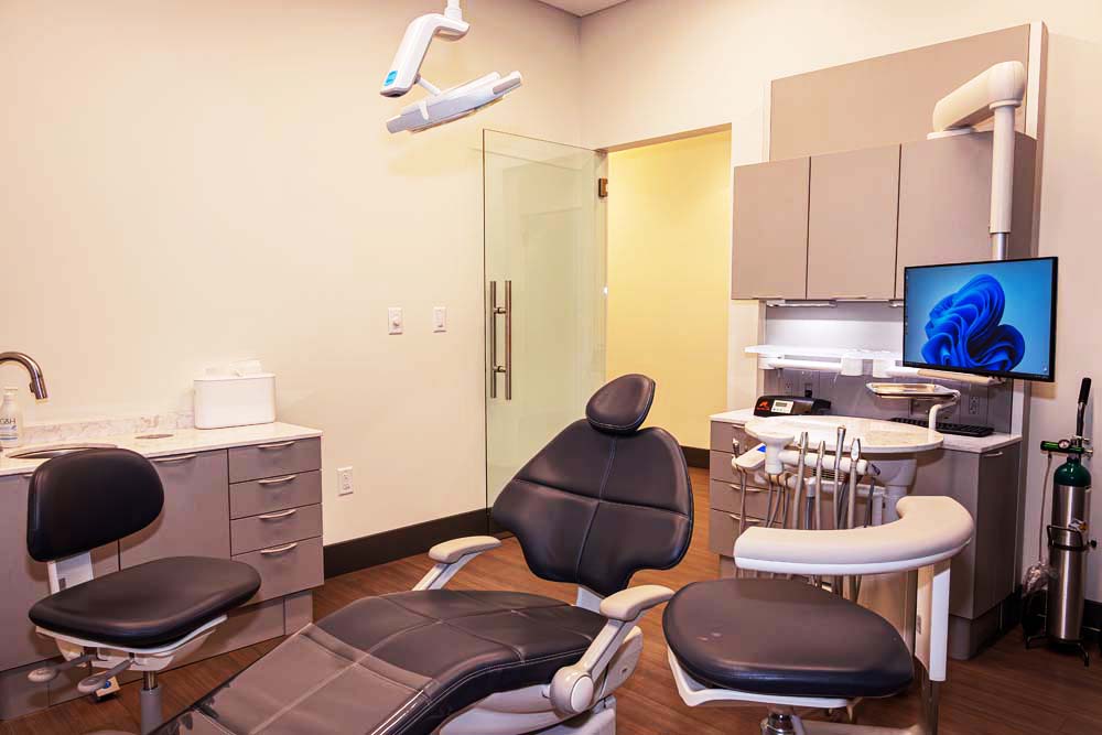 Procedure room at the dental specialist clinic