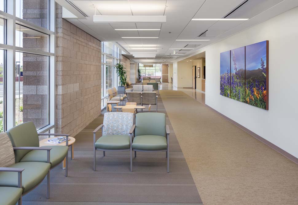 Lobby view of the clinic