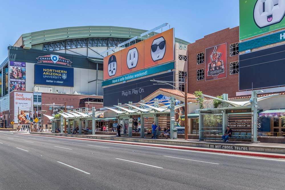 Light rail station