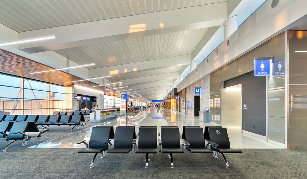 Seating in Phoenix Sky Harbor International Airport's Terminal 3 South Concourse