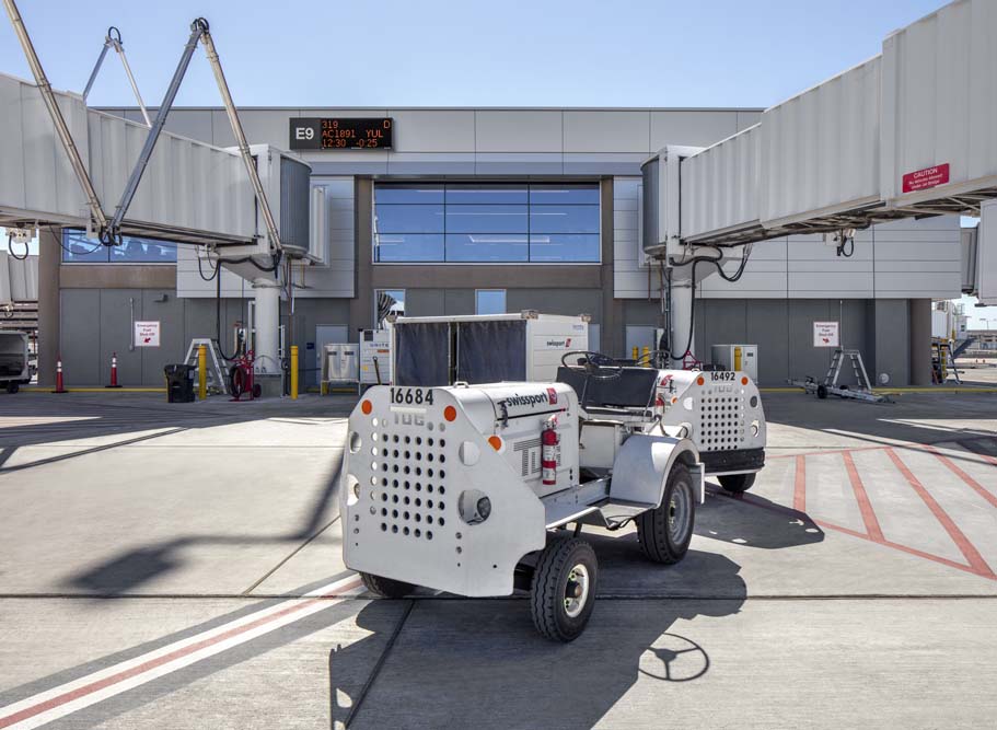Phoenix Sky Harbor International Airport's Terminal 3 North Concourse Exterior View of the Passenger Boarding Bridges