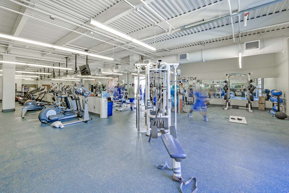 Workout area of clubhouse